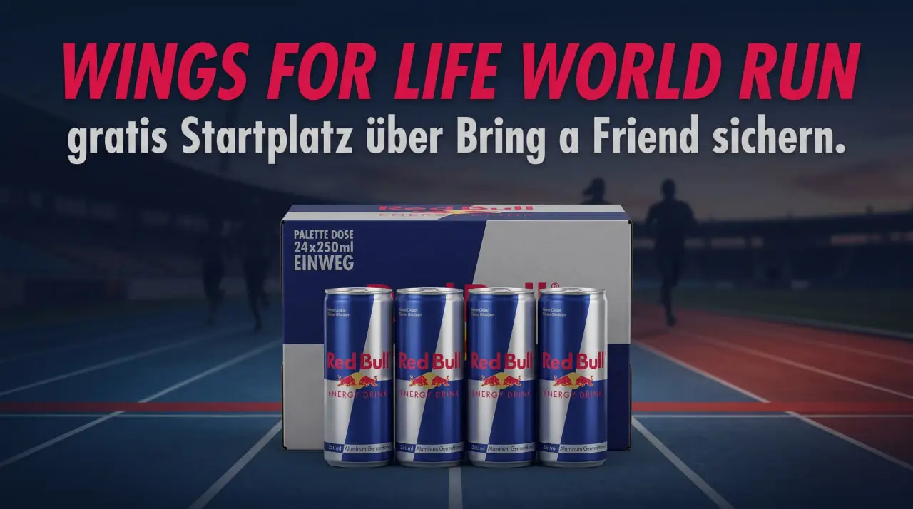 Wings for Life World Run – gratis Startplatz über die Bring-a-Friend-Aktion